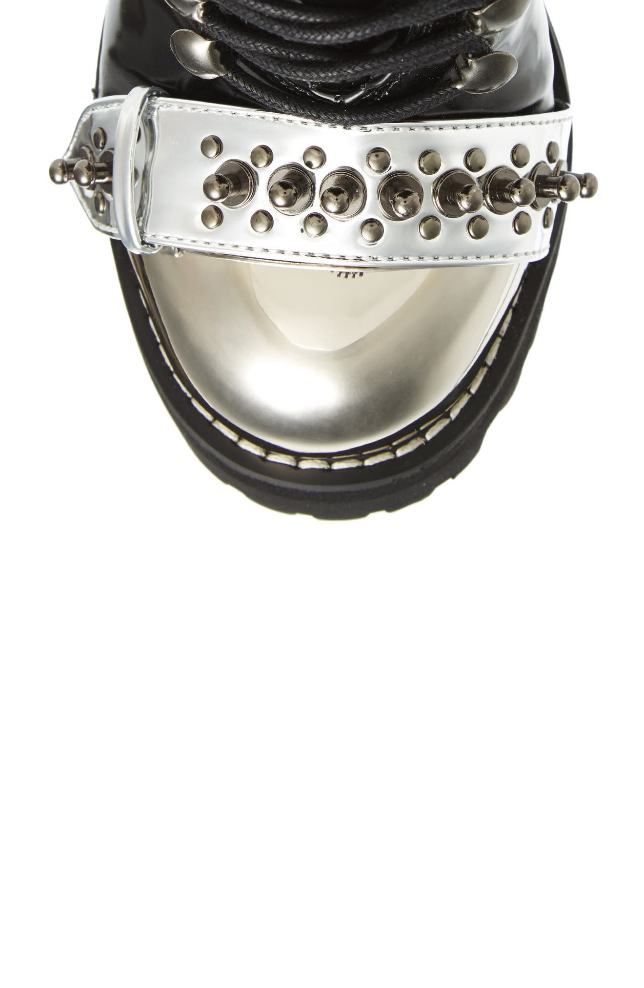 Jeffrey Campbell Scorpius Armored Lug Boot, Alternate, color, 