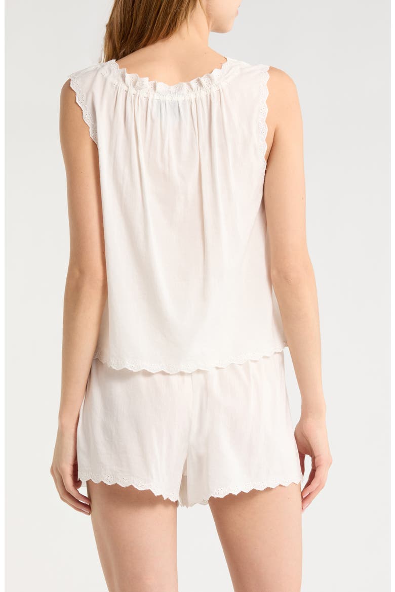 Hazel Eyelet Pajamas, Alternate, color, IVORY
