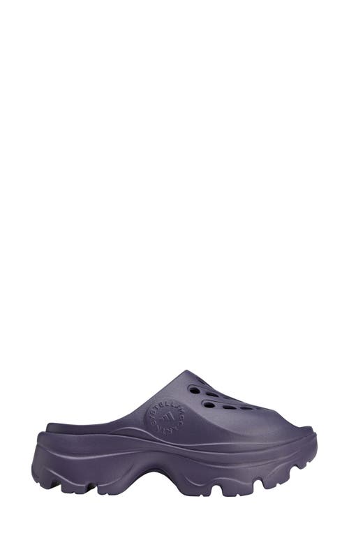 Adidas By Stella Mccartney Peep Toe Clog In Purple