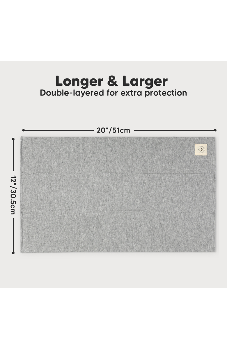 KeaBabies Shea Burp Cloths, Alternate, color, Neutrals