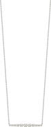 Bony Levy Audrey Diamond Bar Pendant Necklace (Nordstrom Exclusive)