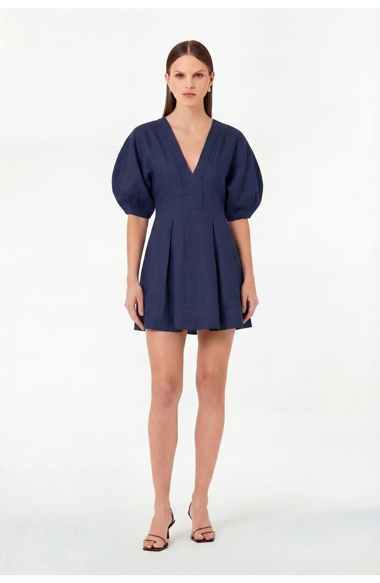 NICHOLAS Josefa Dress, Main, color, Midnight