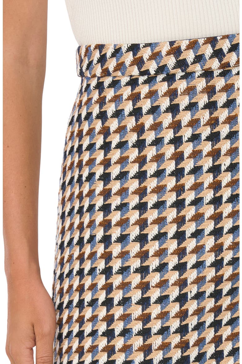 Houndstooth Miniskirt, Alternate, color, MULTI