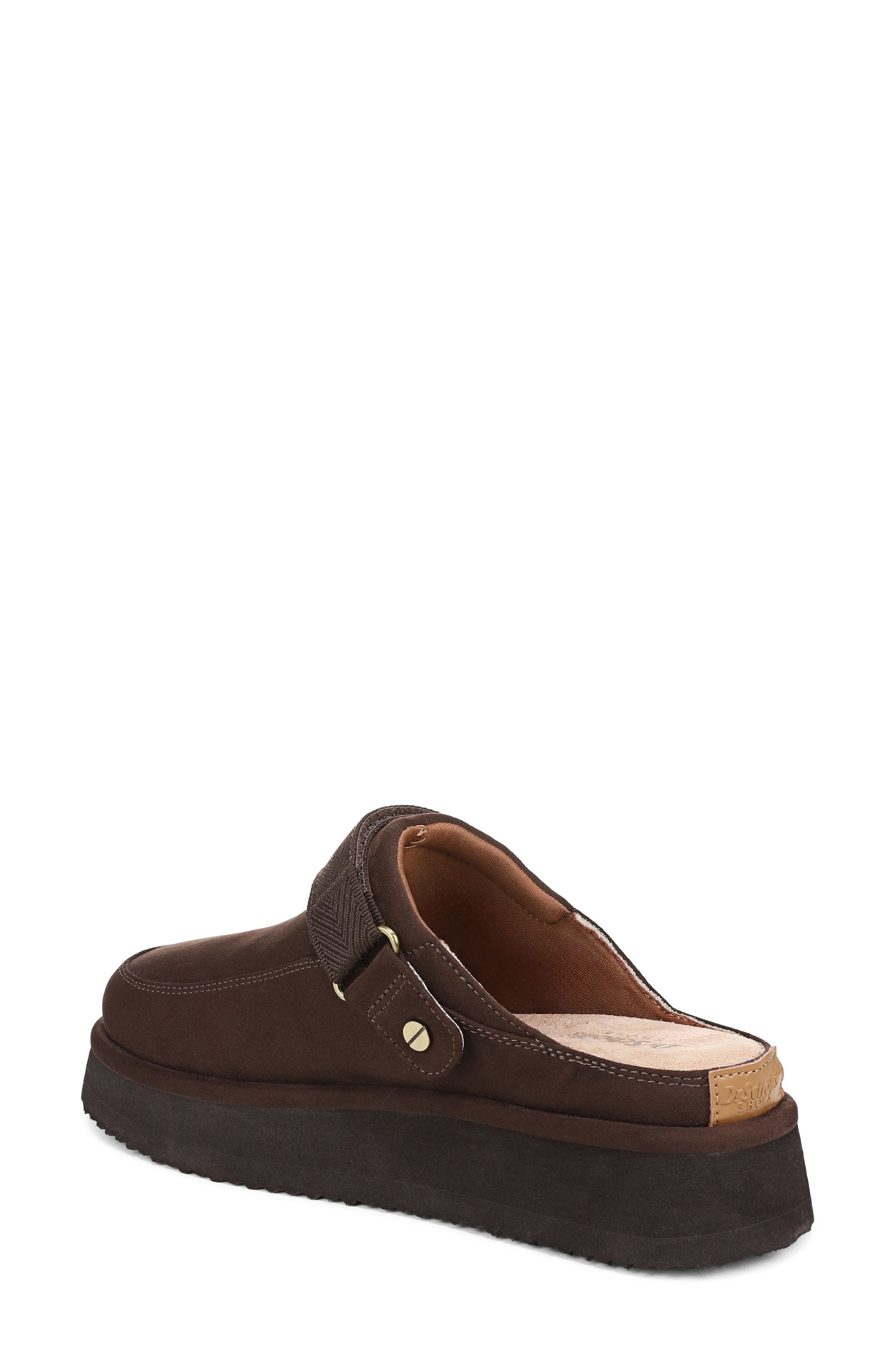 Chill Out Mule, Alternate, color, DARK UMBER MICROSUEDE