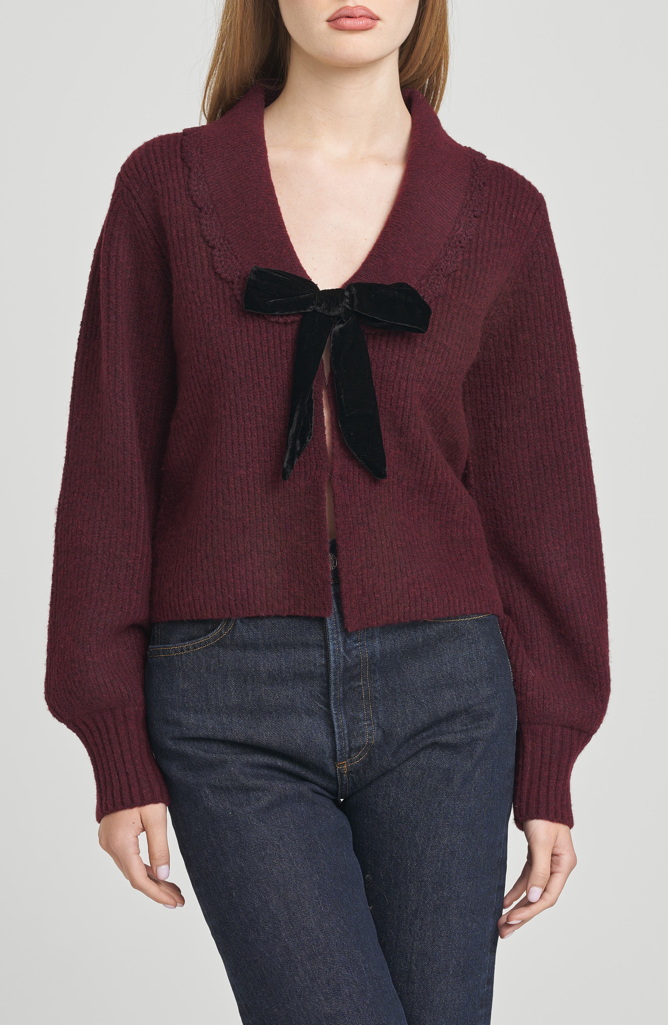 Sloane Bow Cardigan - image 3