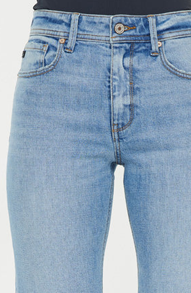 KanCan Nancy Essentials High Rise Slim Straight Leg Jeans, Alternate, color, Medium Light Wash