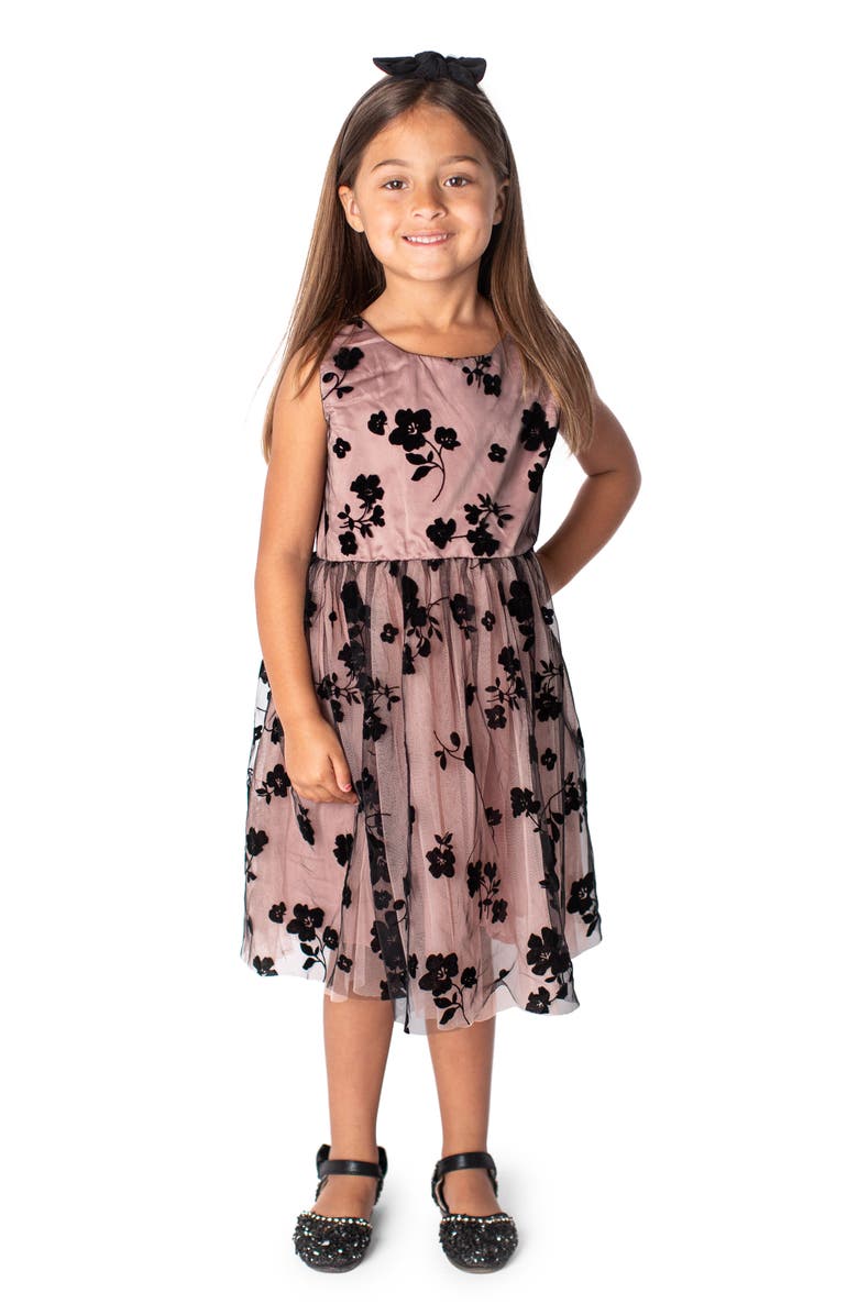 Popatu Kids' Floral Mesh & Tulle Dress, Main, color, 