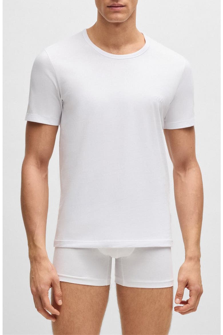 Men's 3-Packs Cotton Crewneck T-Shirts, Main, color, WHITE