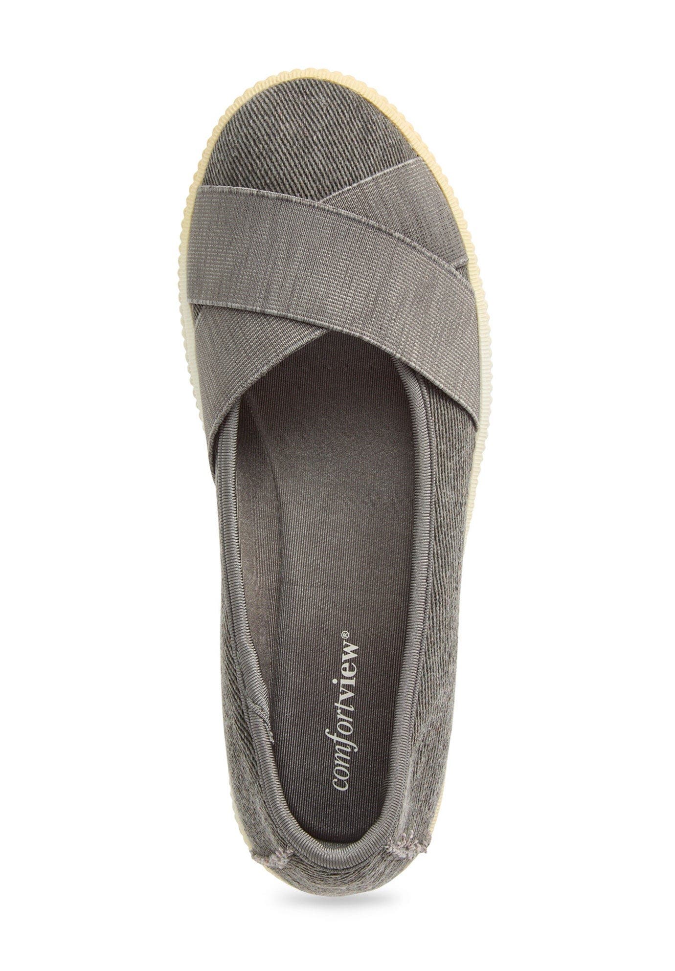 Comfortview The Jazlyn Slip-On Sneaker, Alternate, color, Slate Grey