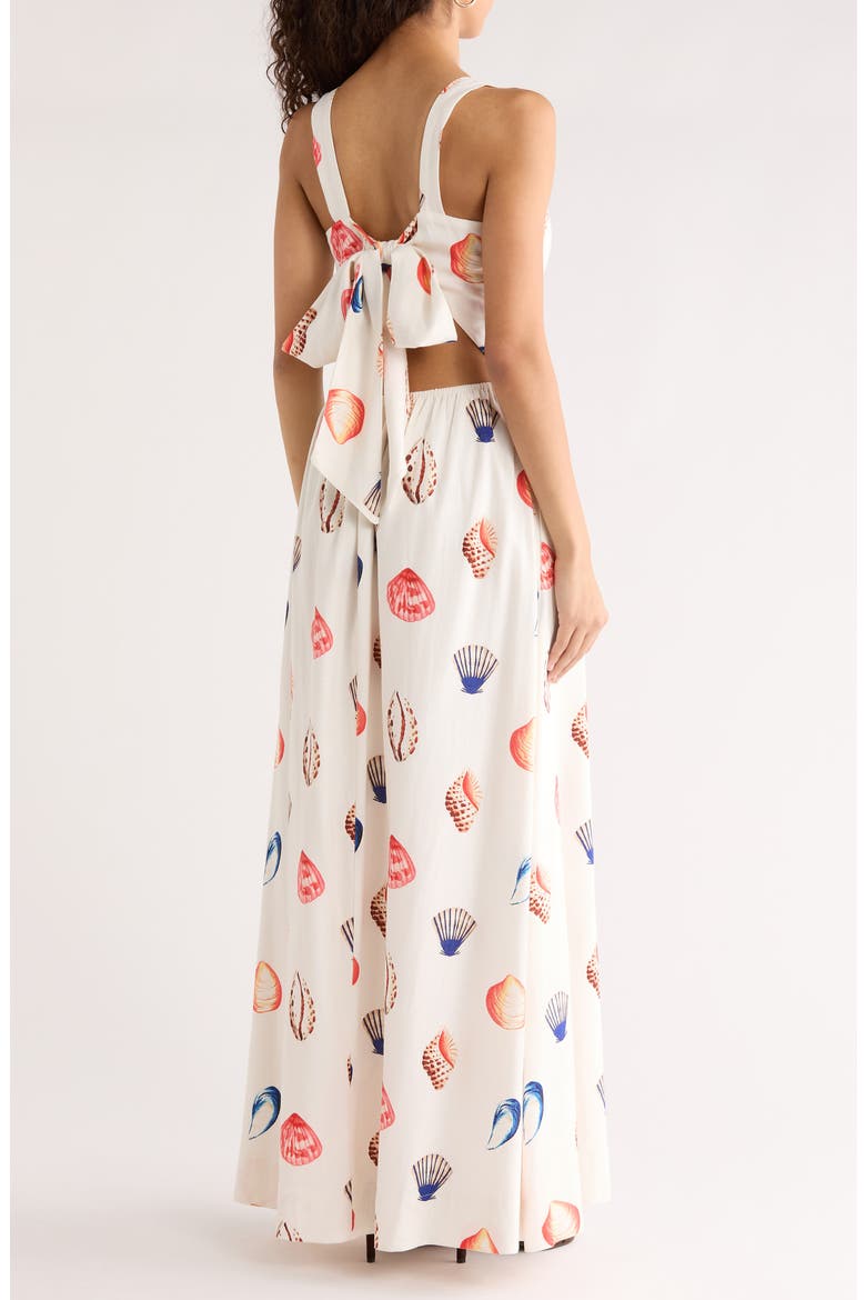 Kara Shells Lully Maxi Dress, Alternate, color, WHITE-MULTI