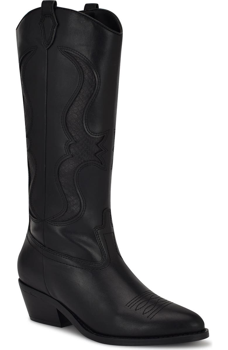 Nine West Cwyft Western Boot, Main, color,