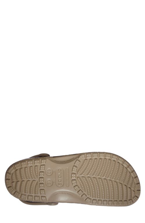 Crocs Classic Realtree Camo Clog Slip-on In Brown