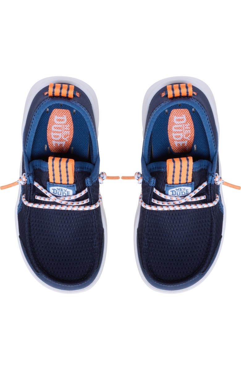 Hey Dude Kids' Wally Hey2O Wander Mesh Slip-On, Alternate, color, Navy