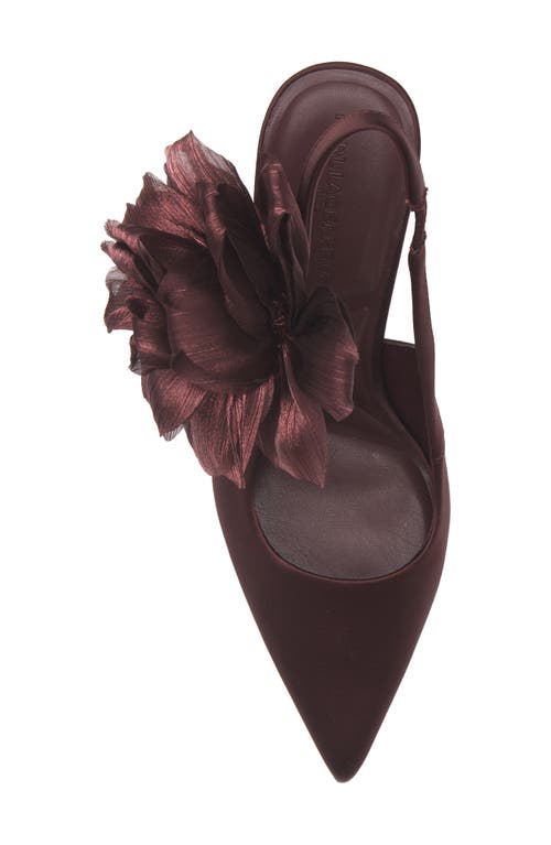 Karl Lagerfeld Paris Sariyah Slingback Pump In Wine