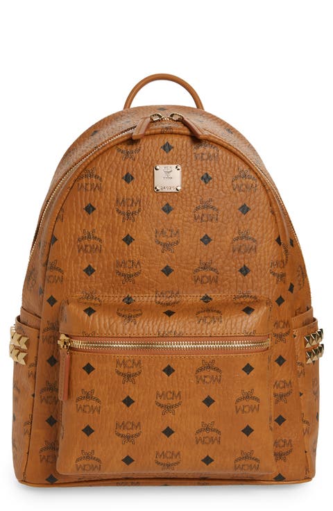 Medium Stark Side Stud Coated Canvas Backpack