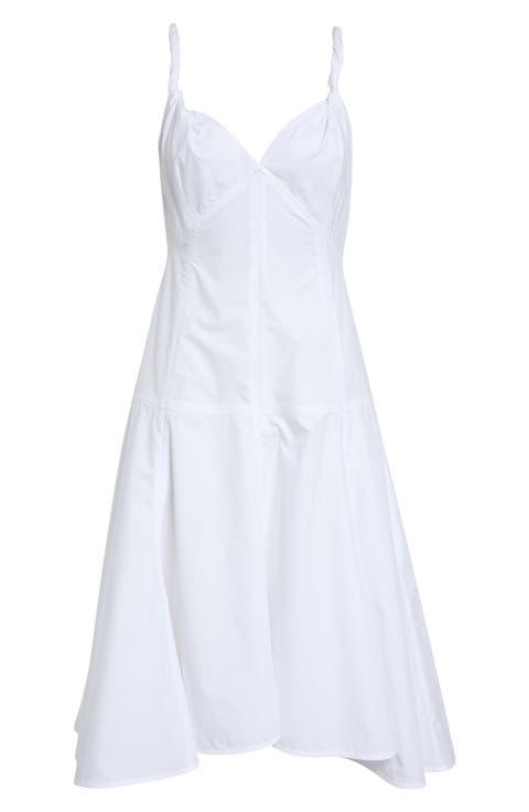 Leo Classic Cotton Shirting Midi Dress