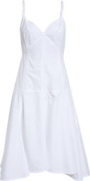 Proenza Schouler Leo Classic Cotton Shirting Midi Dress