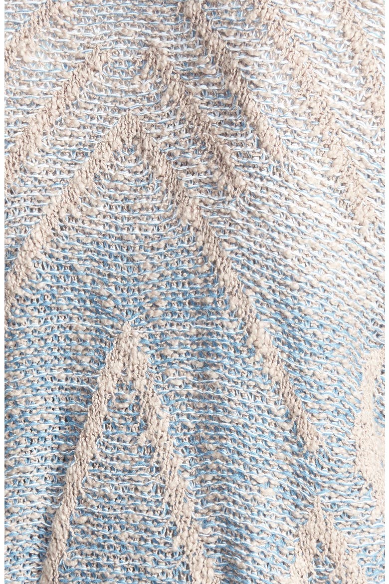 Ombré Fair Isle Cardigan, Alternate, color, BLUE STONE OMBRE FAIRISLE