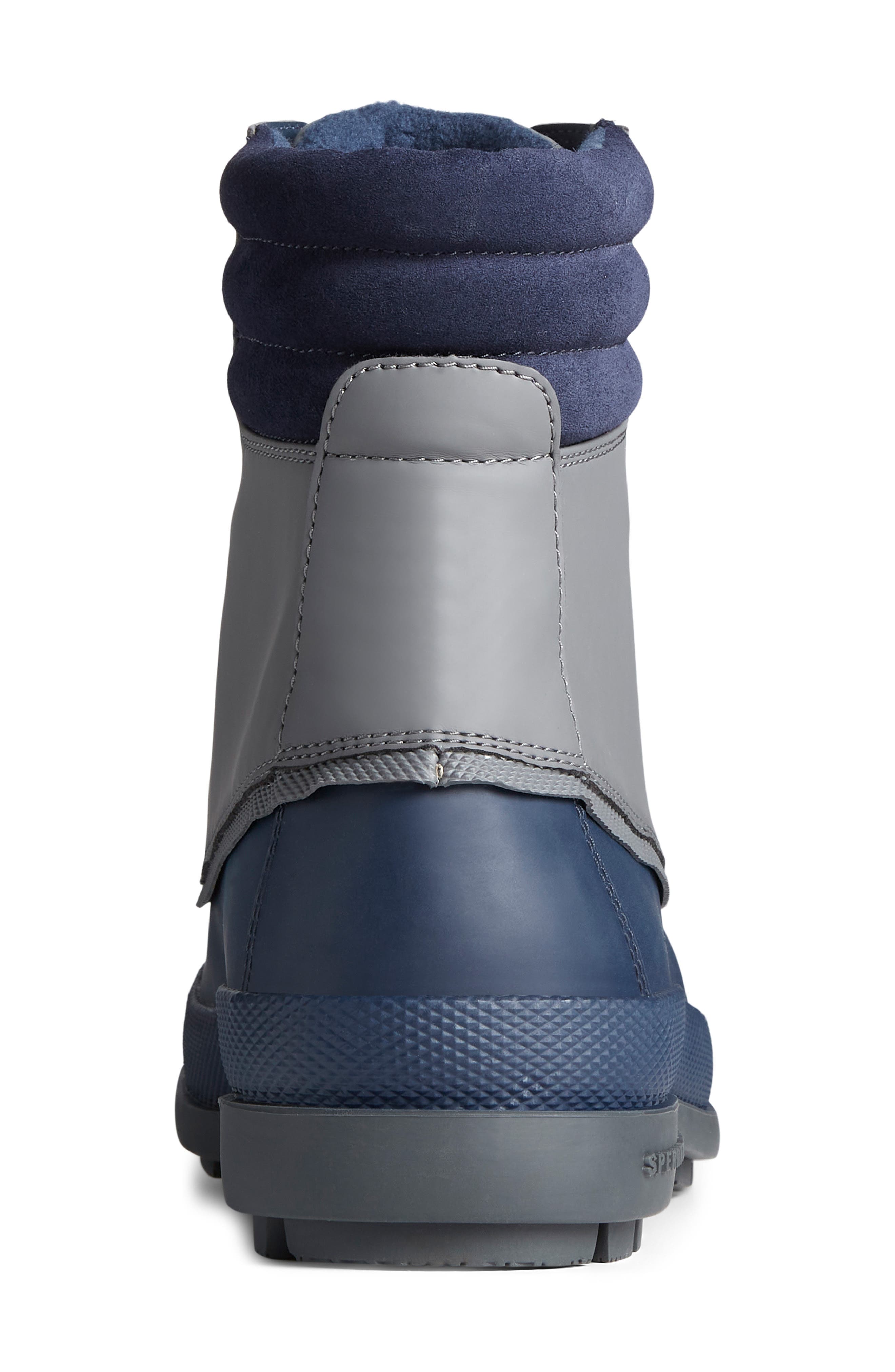 Cold Bay Duck Boot, Alternate, color, NAVY/ GREY