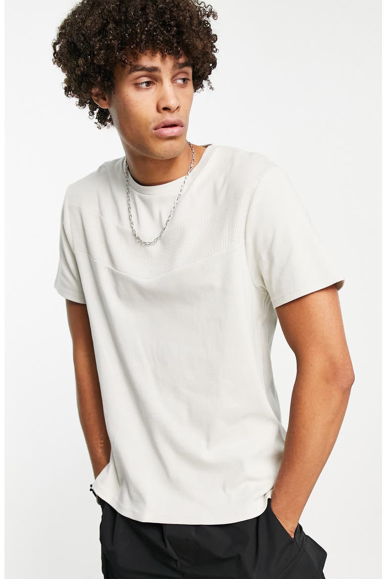 Rib T-Shirt, Main, color, KHAKI