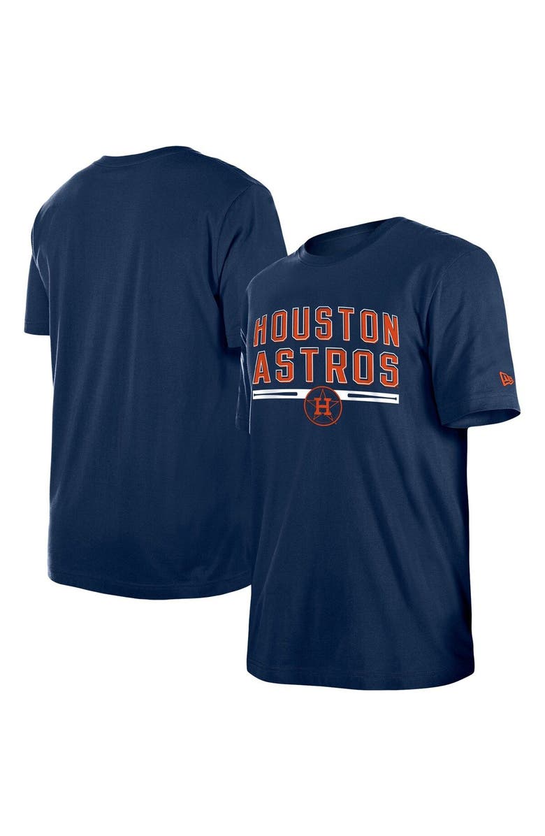 New Era Men's New Era Navy Houston Astros Batting Practice T-Shirt, Main, color, 