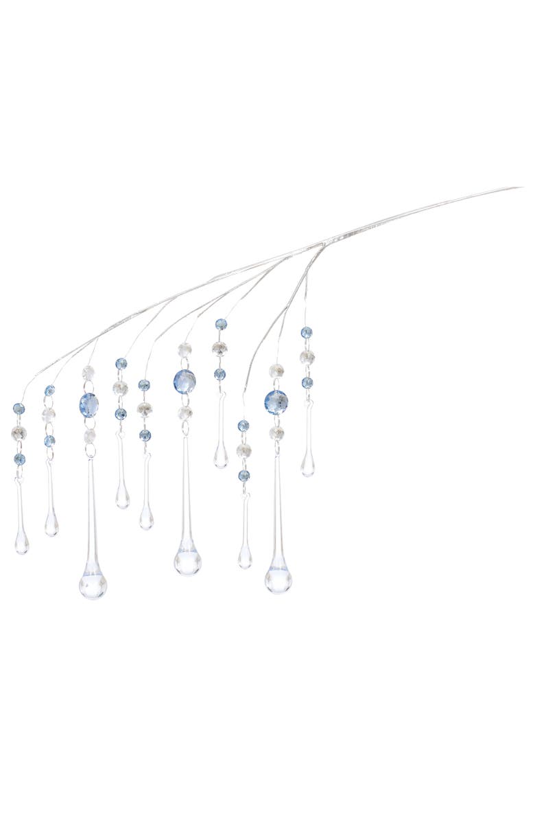 Mark Roberts Teardrop Jeweled Hanging Spray, Set of 12, Main, color, Light Blue