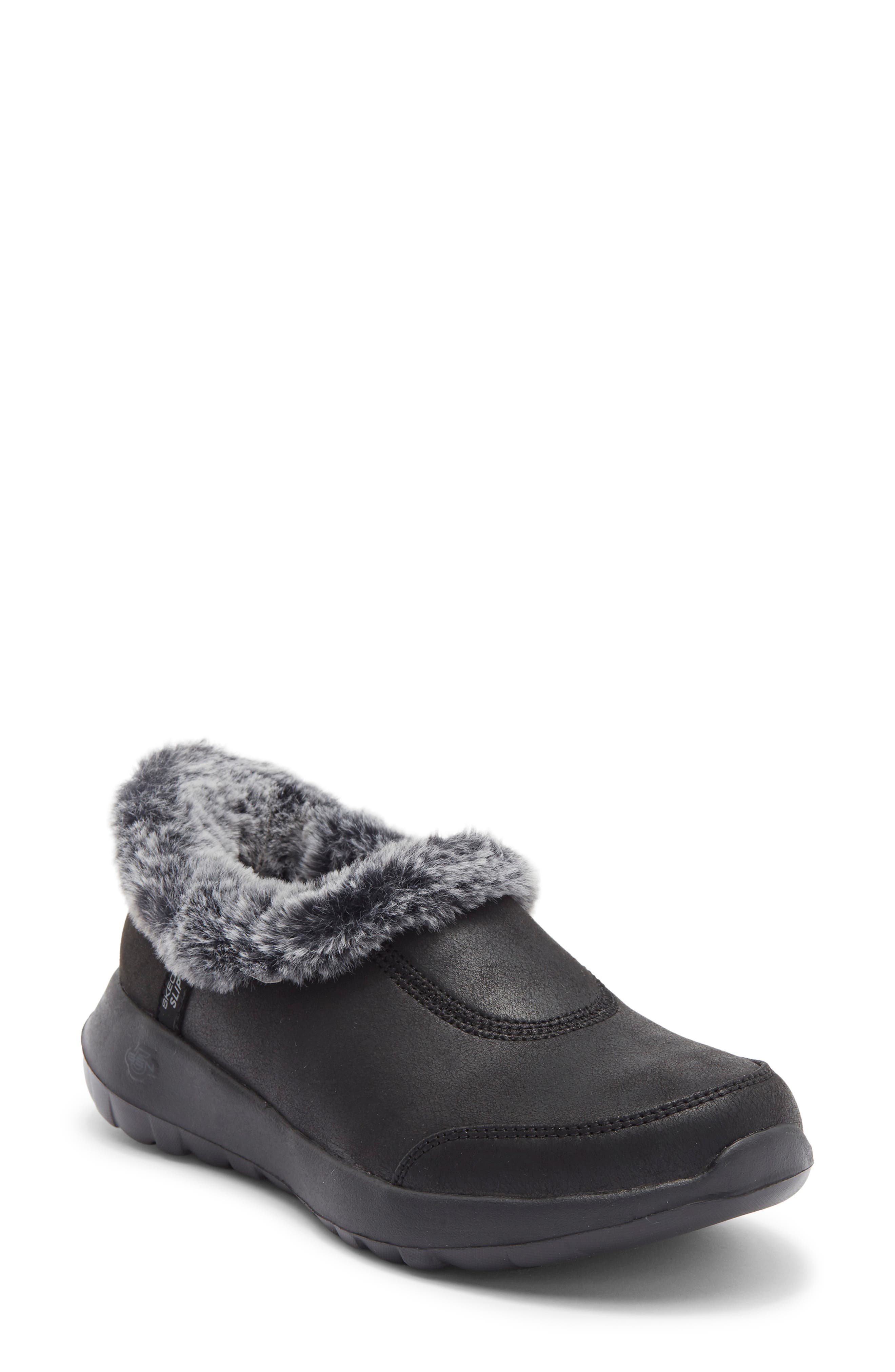 SKECHERS Faux Fur Lined Slip On