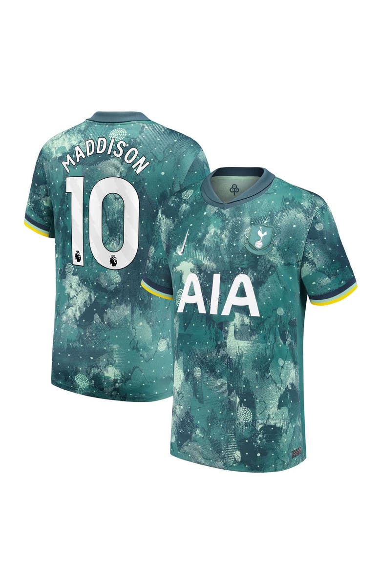 Nike Men's Nike James Maddison Green Tottenham Hotspur 2024/25 Third Replica Player Jersey, Alternate, color, 