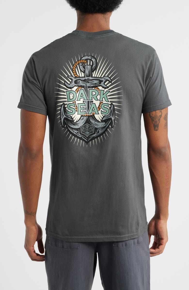 DARK SEAS Anchorage Cotton Graphic T-Shirt, Alternate, color, Charcoal