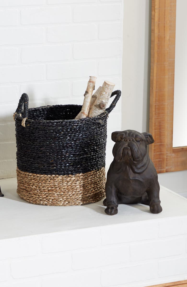 SONOMA SAGE HOME Brown Polystone Bull Dog Sculpture, Alternate, color, 