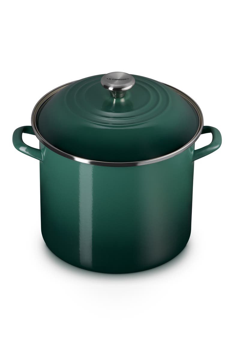 Enameled Stainless Steel Stockpot, Alternate, color, ARTICHAUT