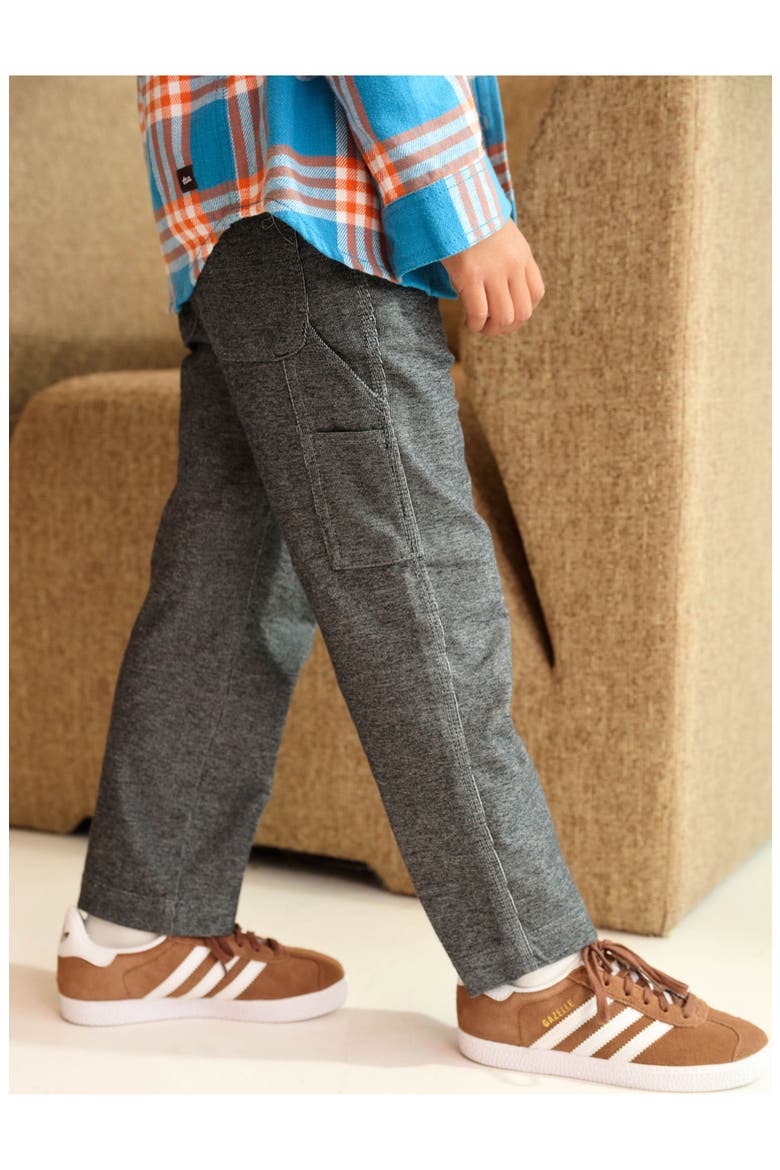 Denim-Like Carpenter Pants, Alternate, color, Phantom