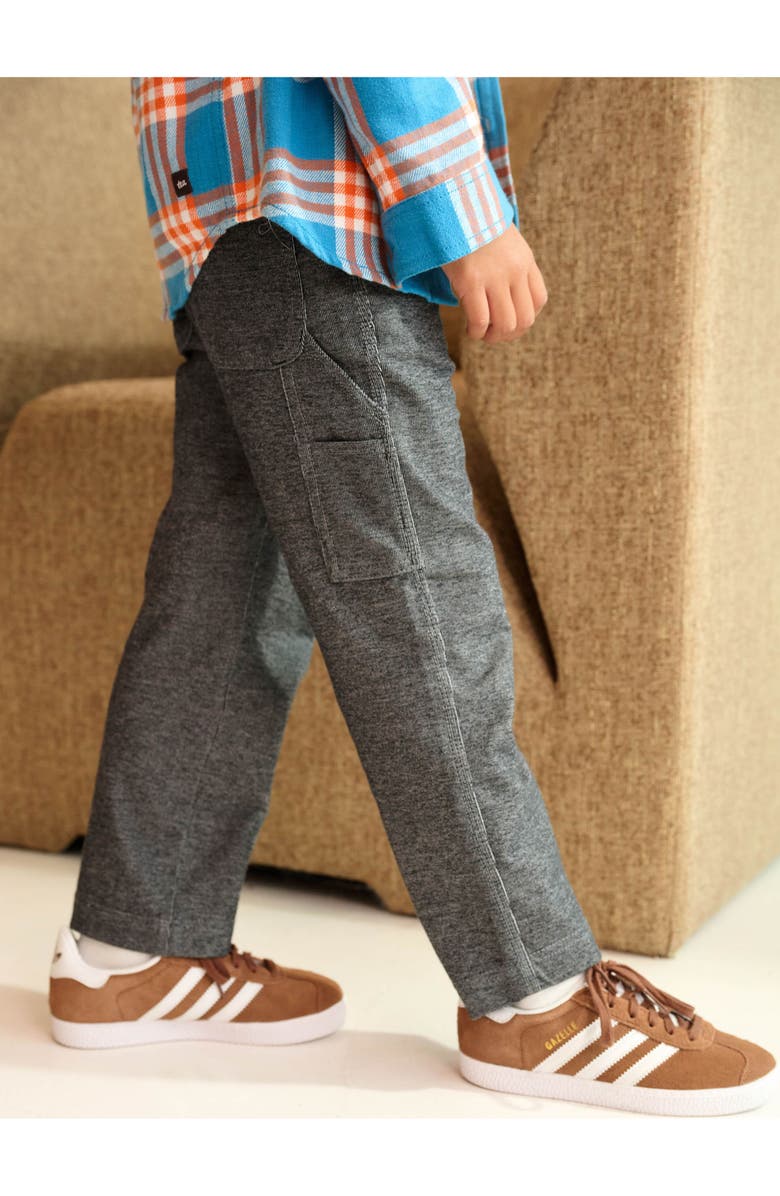 Tea Collection Denim-Like Carpenter Pants, Alternate, color, Phantom