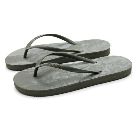 Women's Slimz Remix Natural Rubber Flip-Flip Thong Sandals
