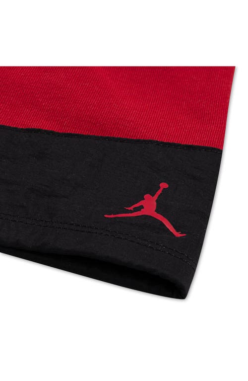 Jordan Baby 2-piece Stacked Mixed Set In Gym Red