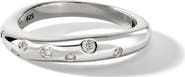 John Hardy Surf Ring, Diamonds, Slim