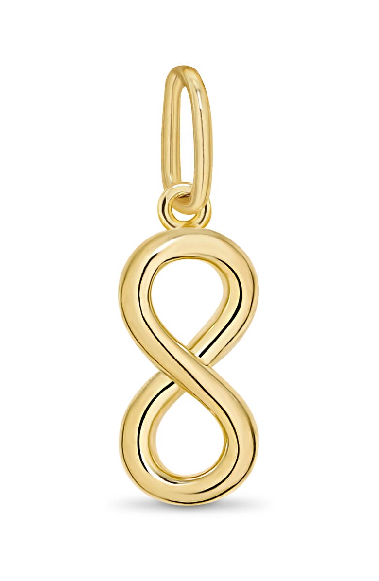 DEVATA Infinity Pendant in 14K Gold, Main, color, Yellow Gold