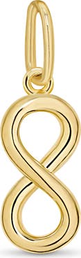 DEVATA Infinity Pendant in 14K Gold