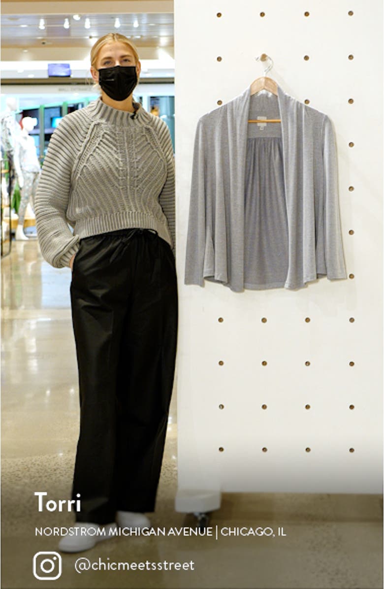 Eaze Marl Open Cardigan, sales video thumbnail