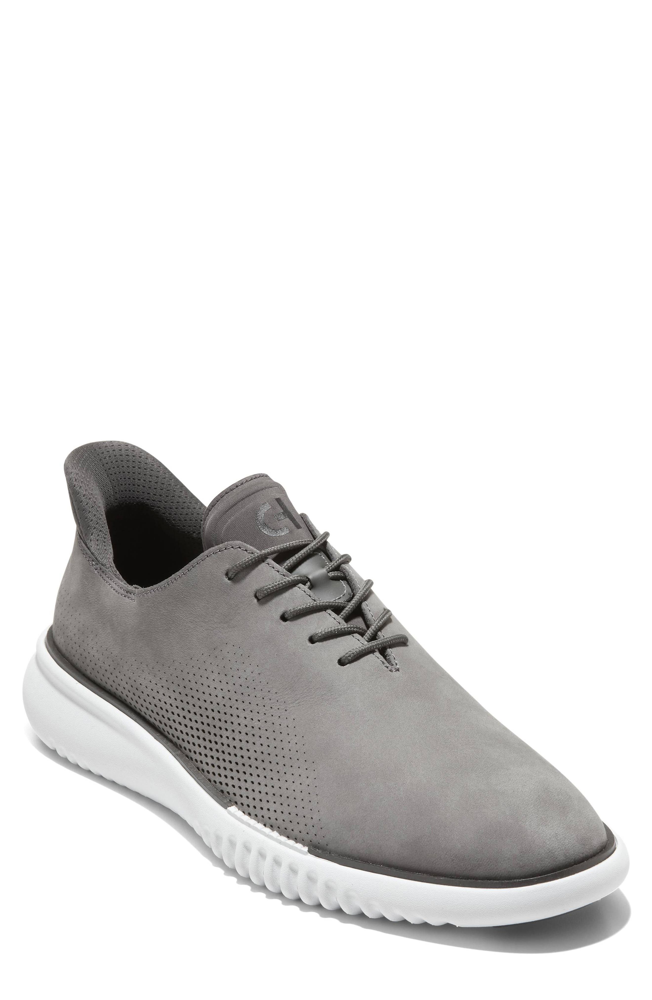 Cole Haan 2.ZERØGRAND Laser Quick On Derby, Main, color, Castlerock Nubuck / Raven