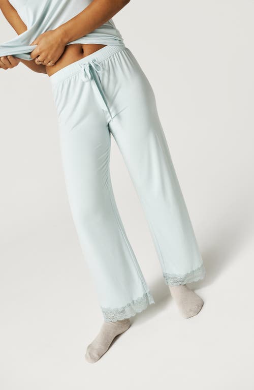 Posh Peanut Lace Pajama Pants In Blue