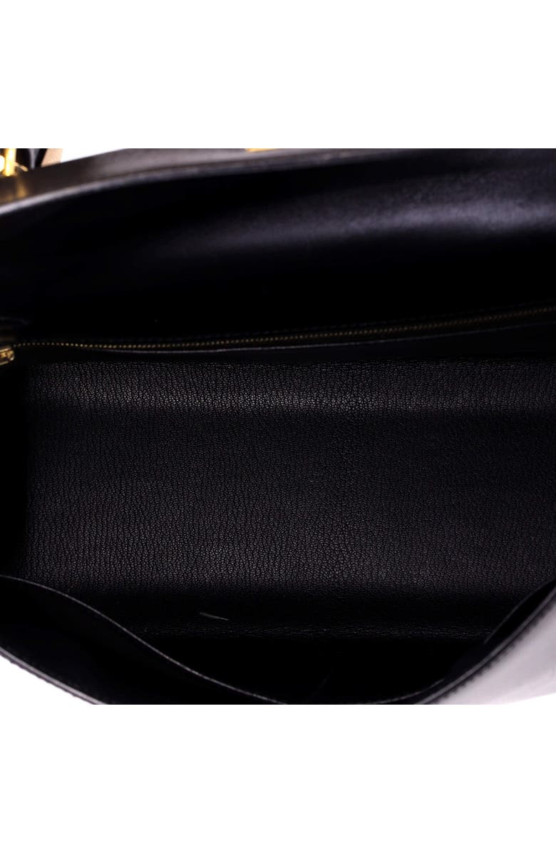Pre-Owned Hermes Kelly Handbag Black Box Calf with Gold Hardware 32, Alternate, color, Noir