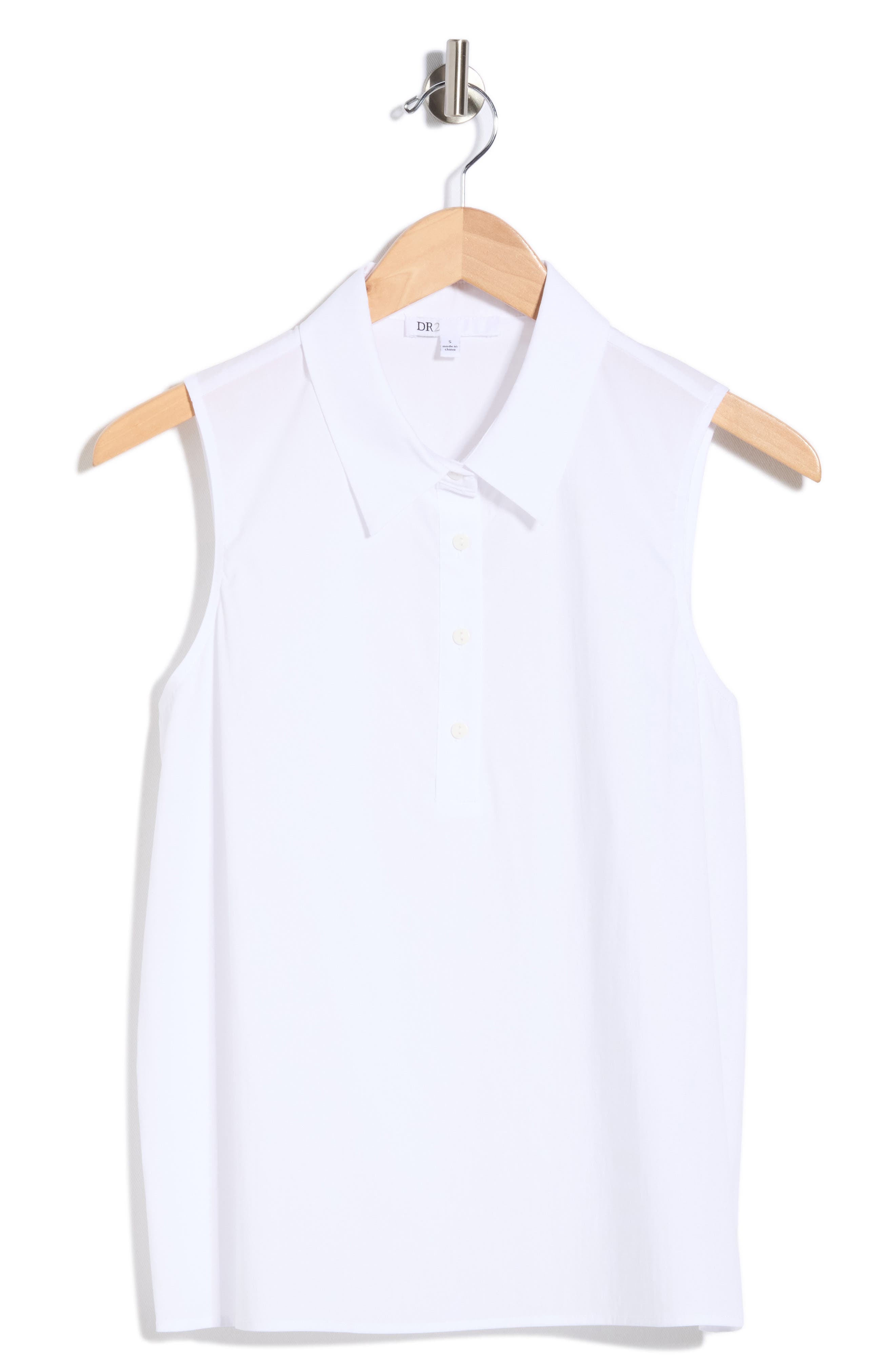 DR2 by Daniel Rainn Sleeveless Poplin Polo