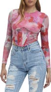 Bardot Lena Mesh Corset Top