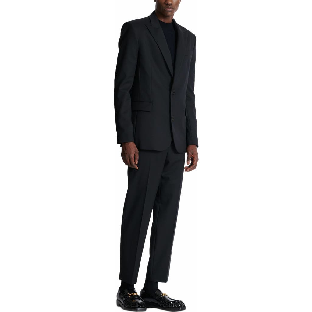 Balmain Wool 2-button Jacket In Black