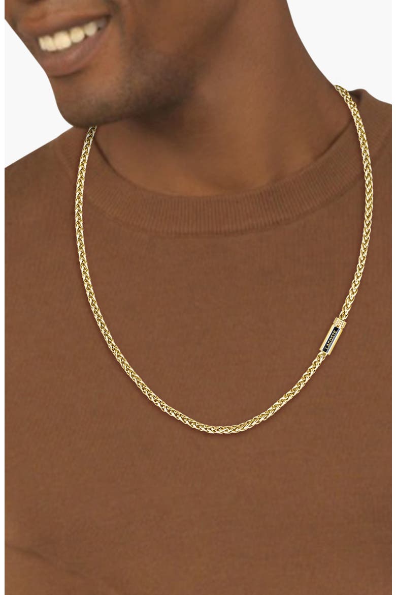 Men's Spelt Necklace, Alternate, color, GOLD