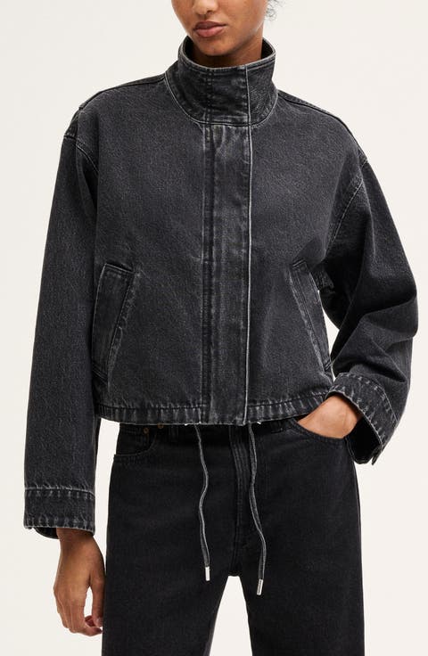 Denim Crop Field Jacket