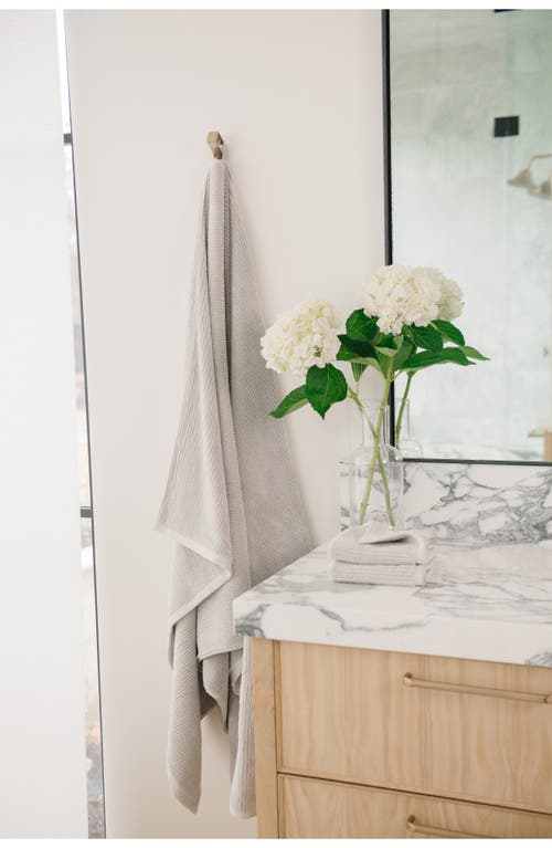 Cozy Earth Waffle Bath Sheet In Gray