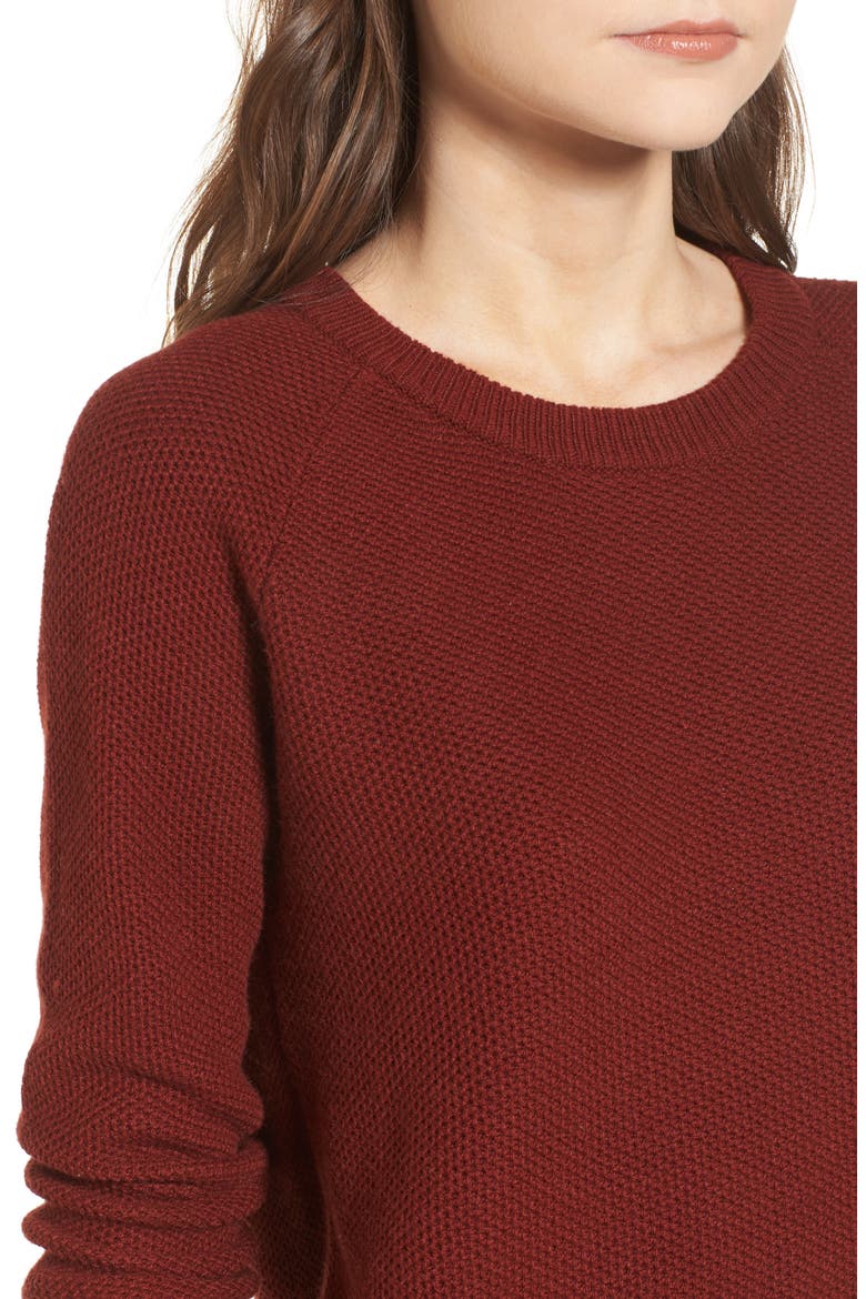 Province Cross Back Knit Pullover, Alternate, color, BURNISHED MAHOGANY