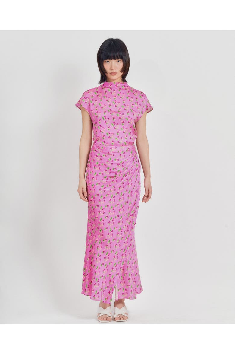 "Beach Blossom" Satin Top, Main, color, Pink